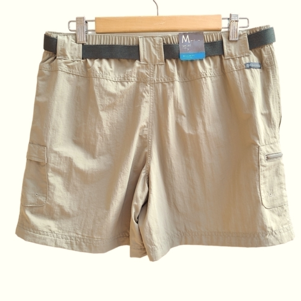 NWT Columbia Sandy River Cargo Shorts in Tusk with Belt, Size Small - Picture 10 of 16